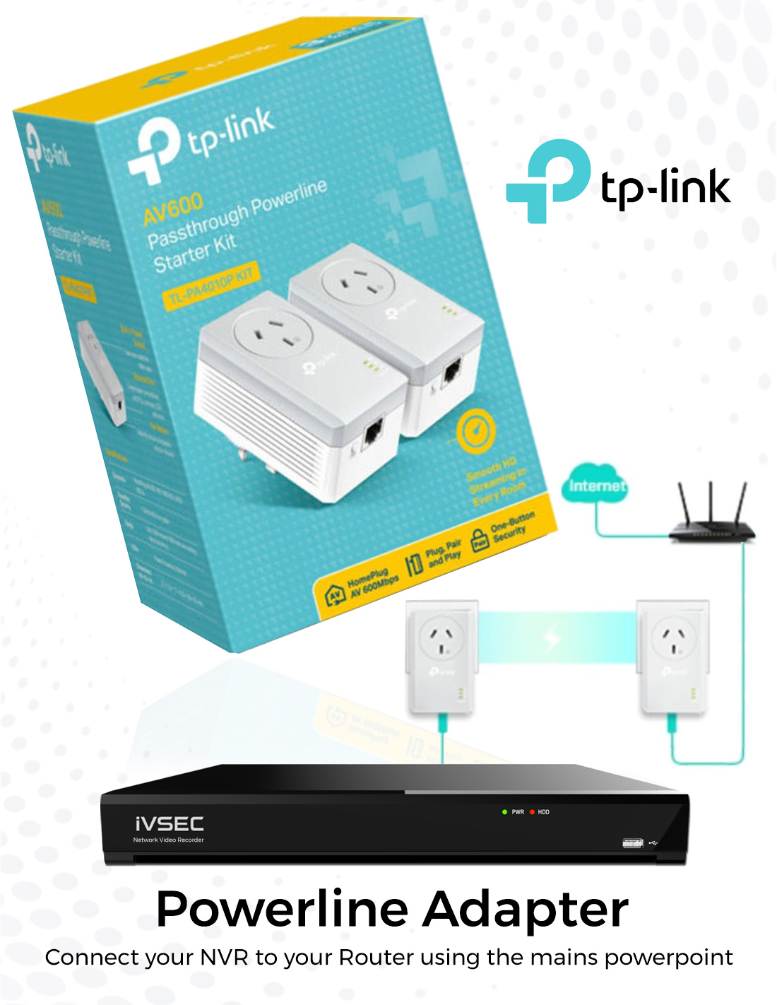 TP-LINK Power Line WiFi Adapter