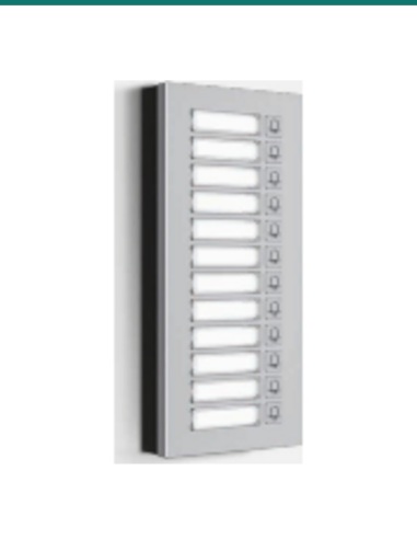 AK-MD12 — Akuvox Extension keypad 12 nameplates flush mount installation — AK-MD12
