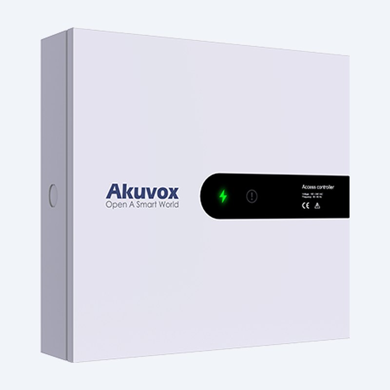 Akuvox A094S access controller cabinet three-quarter view