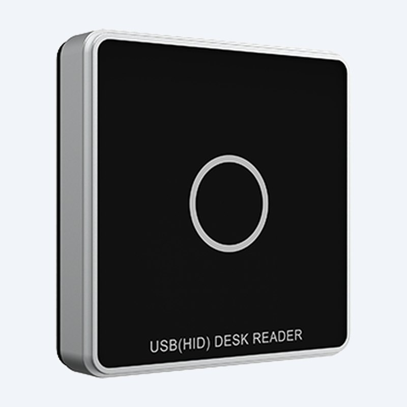 Akuvox ACR-CID12 UHF desktop reader angled view