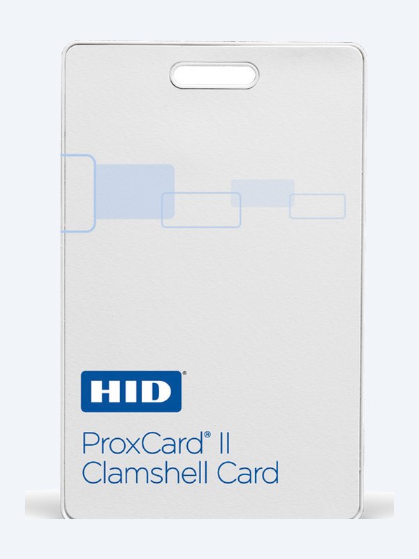 HID ProxCard II clamshell card