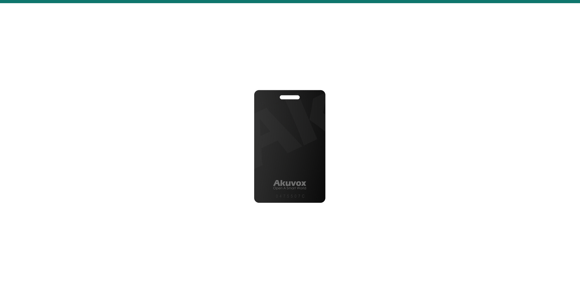 Akuvox CARD-ICLASS 125 kHz HID iCLASS card — editorial hero