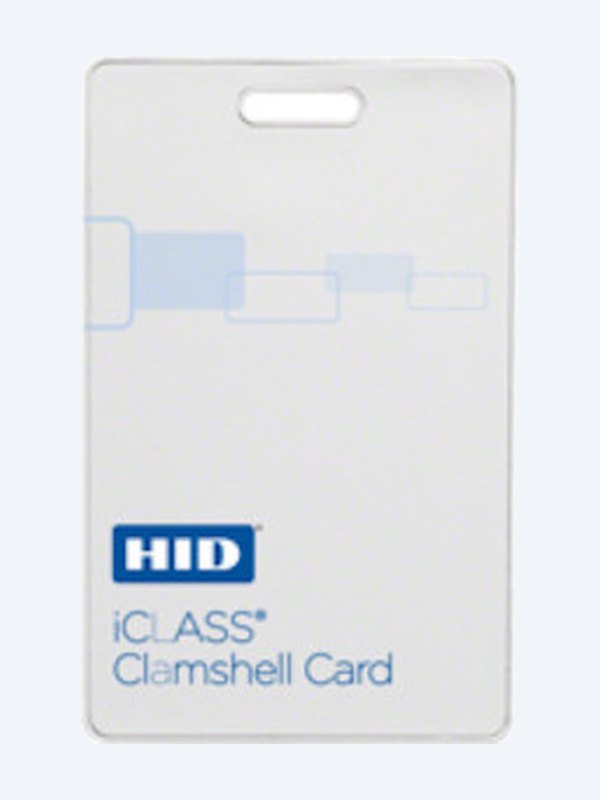 HID iCLASS clamshell card