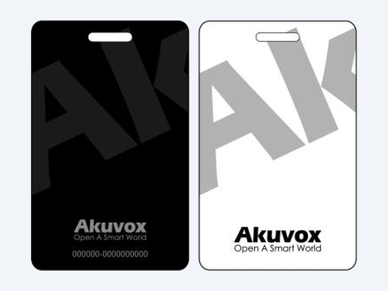 Akuvox S50 MIFARE card front and reverse