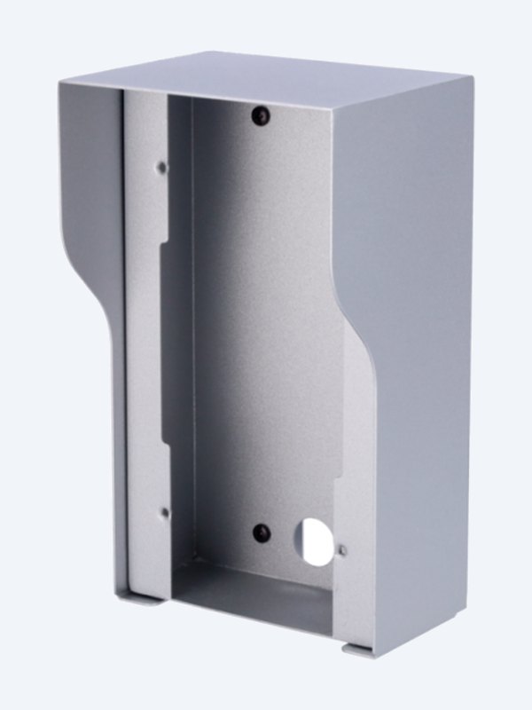 Akuvox E21 silver on-wall rain hood and surface mount
