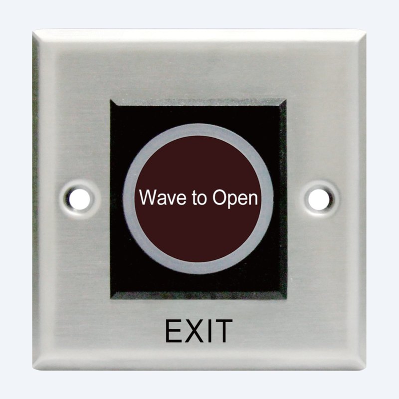 Akuvox EB13 touch-free infrared exit button front