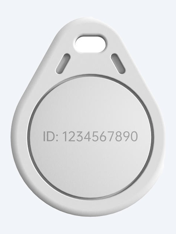 Akuvox F08 key fob reverse with printed ID