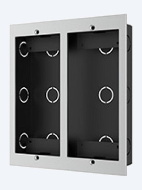 Akuvox two-unit in-wall box for R20K / R20B and MD modules