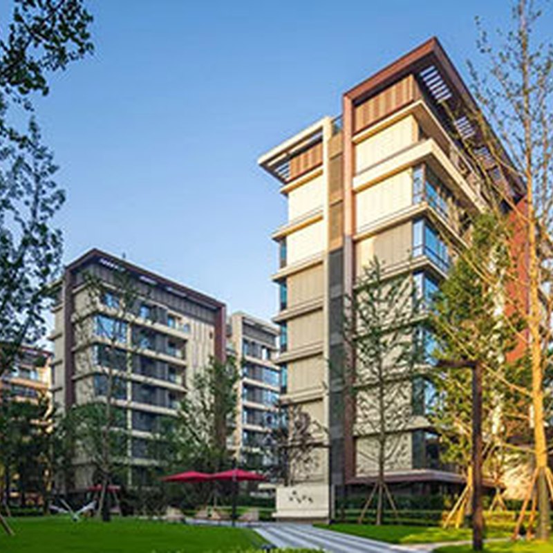 Apartment buildings where 2-wire runs of up to 300 m reach each entrance and unit