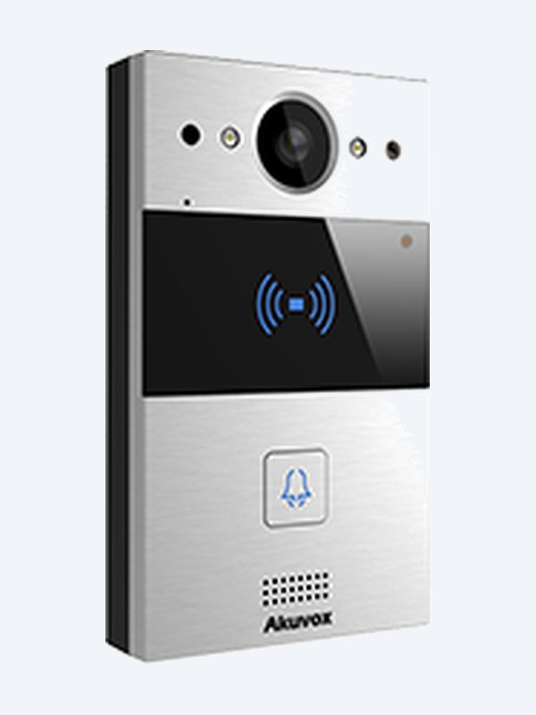 Akuvox R20A-2 aluminium door phone angle view