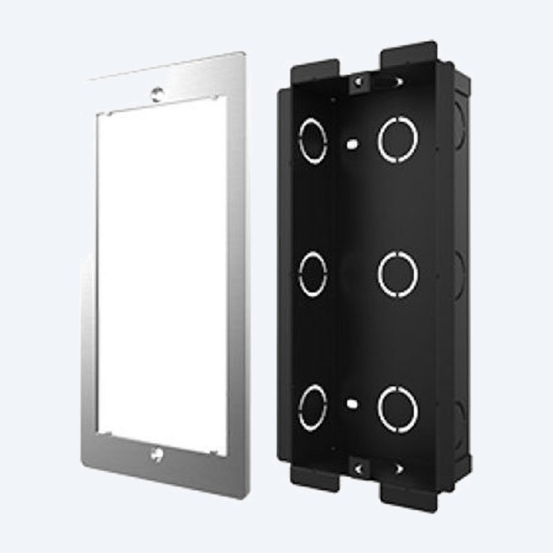Akuvox R20A / R25A silver in-wall installation kit