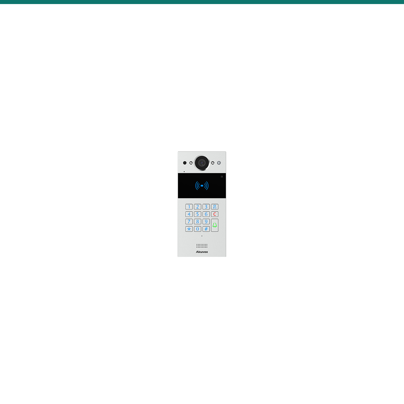 Akuvox R20K-SILVER application view
