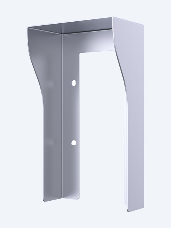 Akuvox R20A / R25A silver on-wall rain hood