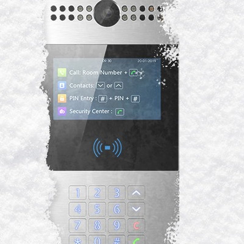 Akuvox R28A door phone in cold weather