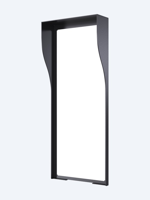 Akuvox R29 black in-wall rain hood