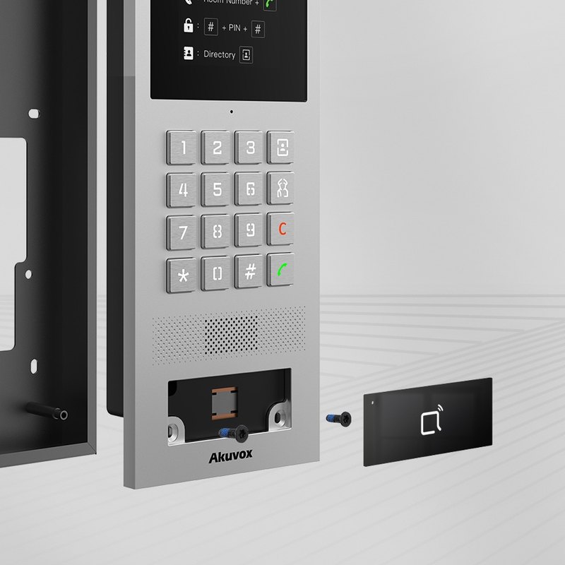 Akuvox S532 mounting box and card reader panel