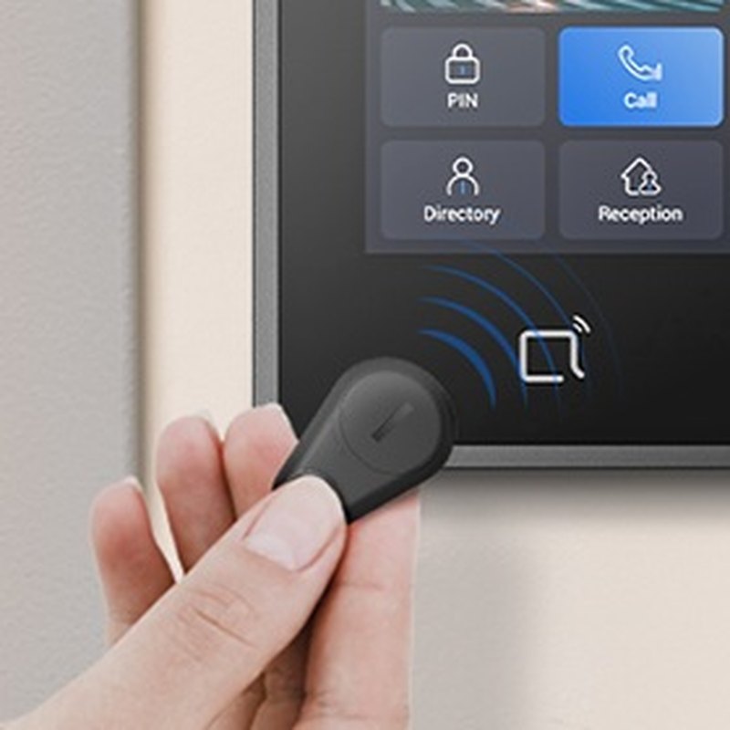 Akuvox Bkey Bluetooth fob unlocking the S538