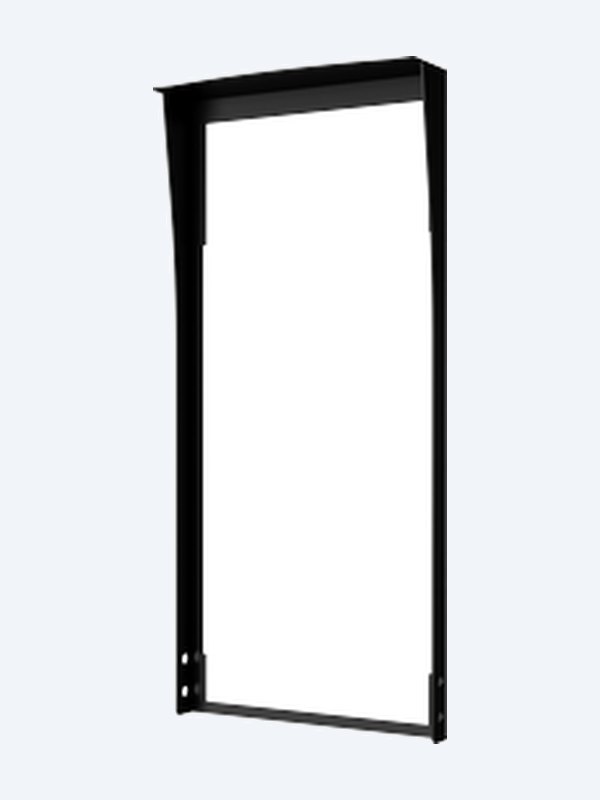 Akuvox S538 in-wall rain cover — three-quarter view
