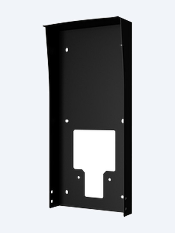 Akuvox S538 on-wall rain cover — three-quarter view