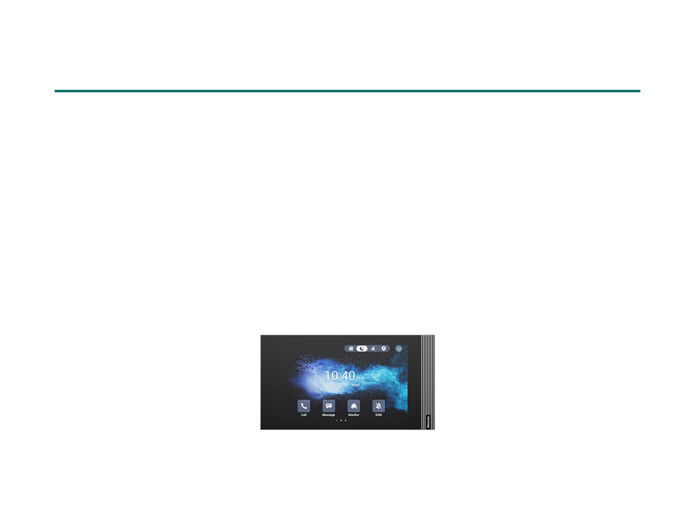 Akuvox S562 grey 7-inch Linux SIP indoor monitor