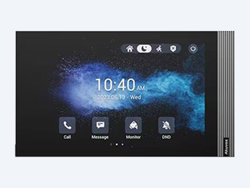 Akuvox S563 grey 8-inch indoor monitor front view
