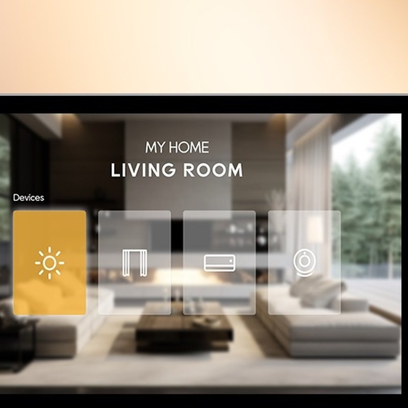 Akuvox S563 running a third-party smart-home app