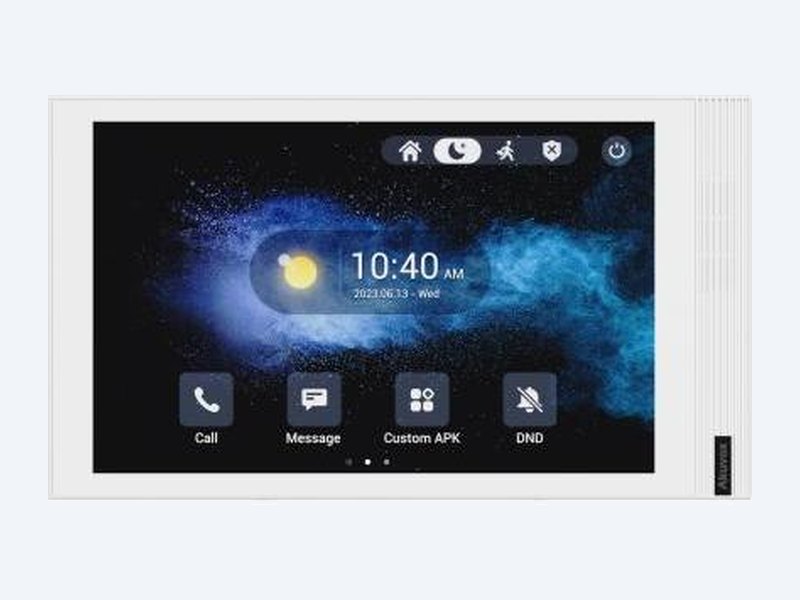 Akuvox S563W white 8-inch indoor monitor front view