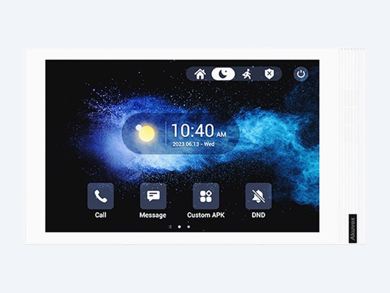 Akuvox S567G white indoor monitor front view