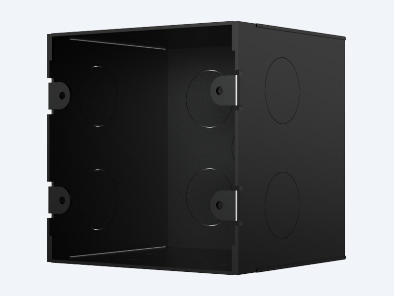 Akuvox X937 black in-wall flush-mounting box