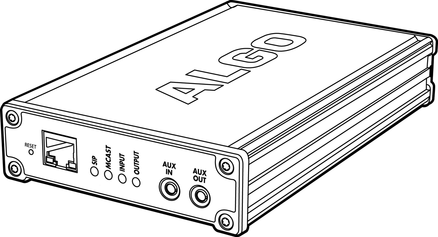 Algo 8301 mechanical outline