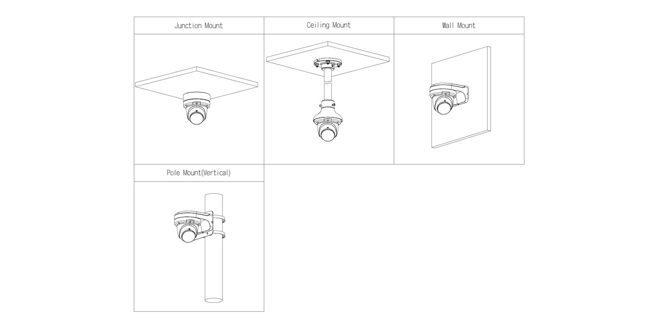 Dimensions — DH-IPC-HDW3667EM-S-IL-ANZ-BLK
