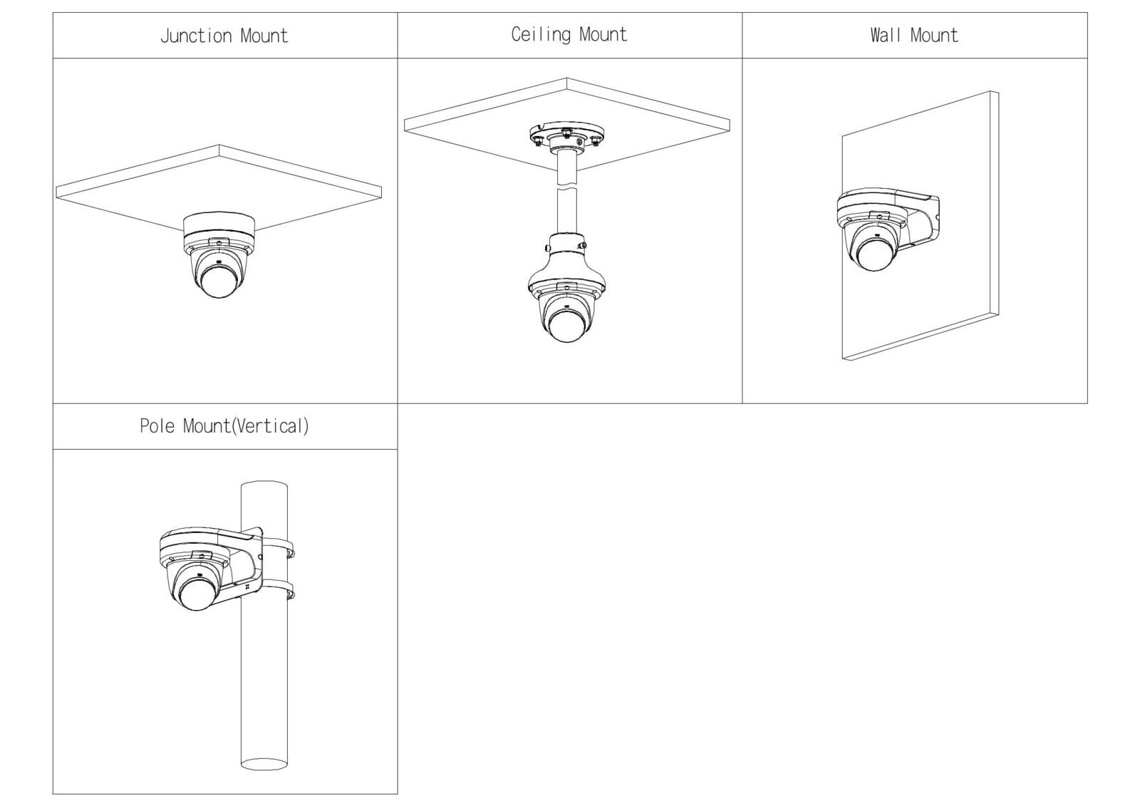 Dimensions — DH-IPC-HDW3667EM-S-IL-ANZ
