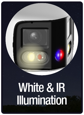 VIP Vision Dual Lens Camera Colour Night Vision