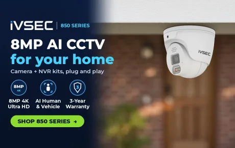 IVSEC 850 Series 8MP AI camera and NVR kits