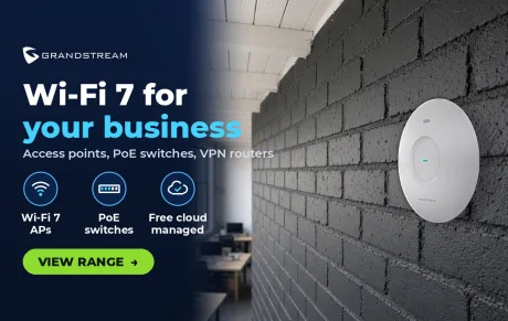 Grandstream Wi-Fi 7 business networking - access points, PoE switches and VPN routers