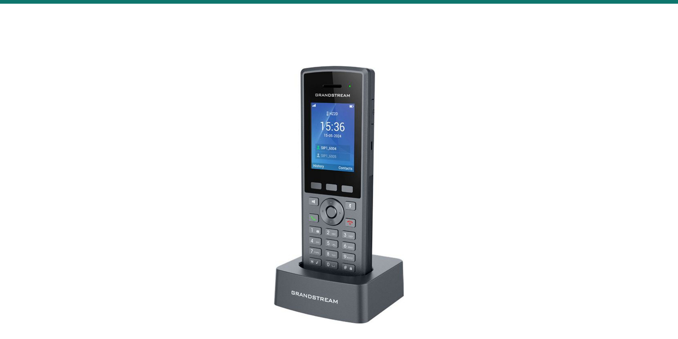 Grandstream DP735 — Ruggedised high-tier DECT handset