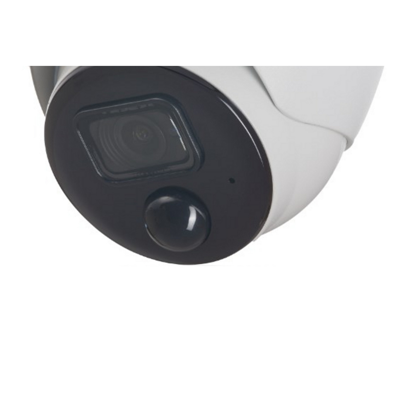 IVNC110XD — IVSEC 5MP Turret IP Camera 2.8mm PIR Mic WDR — IVNC110XD installed on a wall