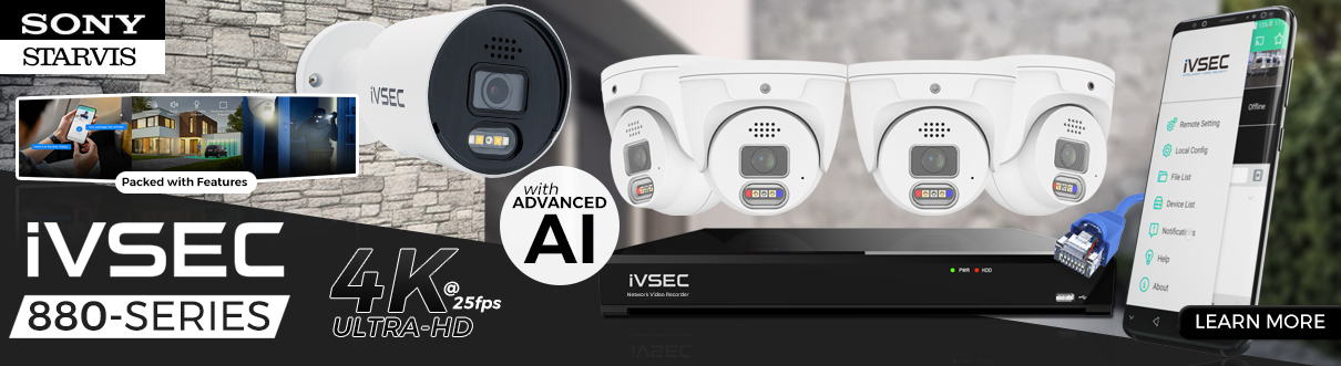 iVSEC AI 880 Series Advanced CCTV Sony Security