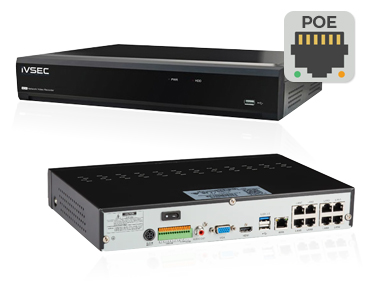 Ivsec Network Video Recorders IP PoE CCTV