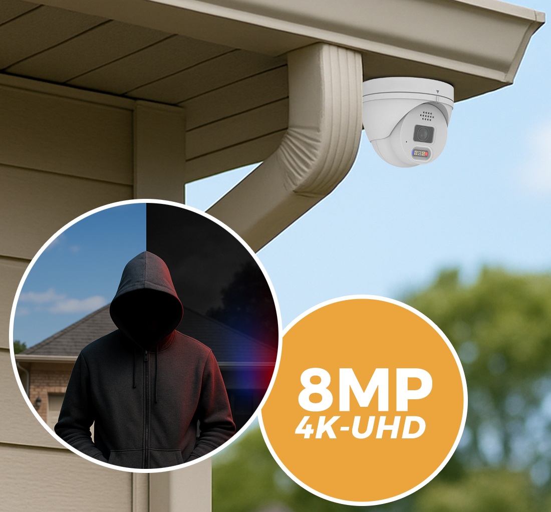 IVSEC NC319XB 8MP Turret Camera