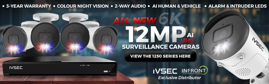 IVSEC NVR storage and multi-camera layout