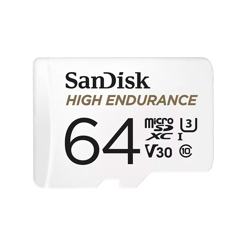 MICROSD64GBHE — SanDisk High Endurance Surveillance MicroSD Card 64GB — MICROSD64GBHE