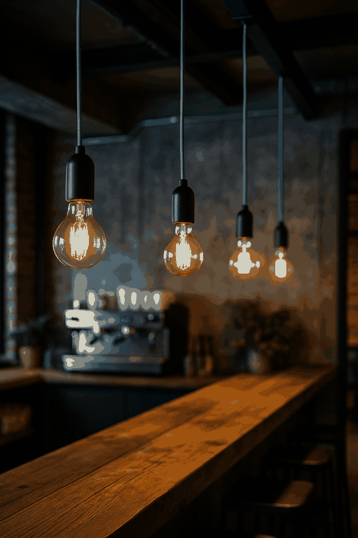 ENSA LHC-E27-15P — 1.5 m blue fabric E27 pendant lead with AU 3-pin plug and Bakelite lampholder