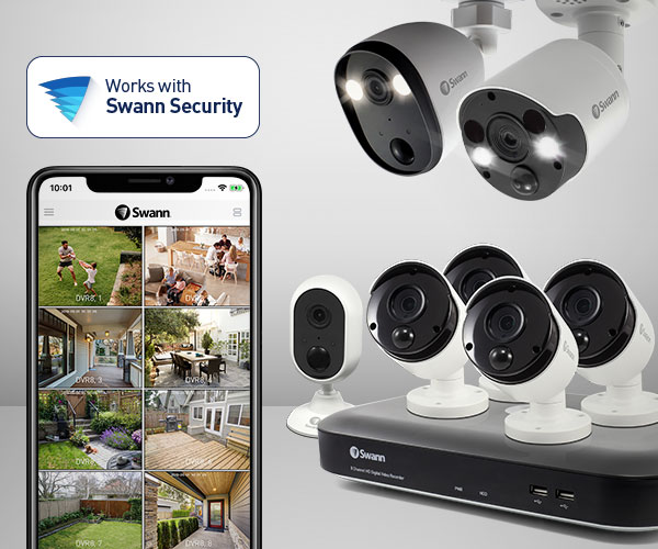 Smart Home Automation - 2 Indoor Wireless Motion Cameras