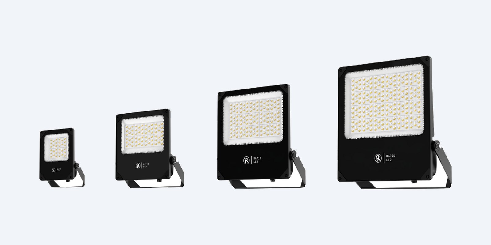 Rapid LED CHAMPION range, R3042 R3043 R3044 R3045 side by side