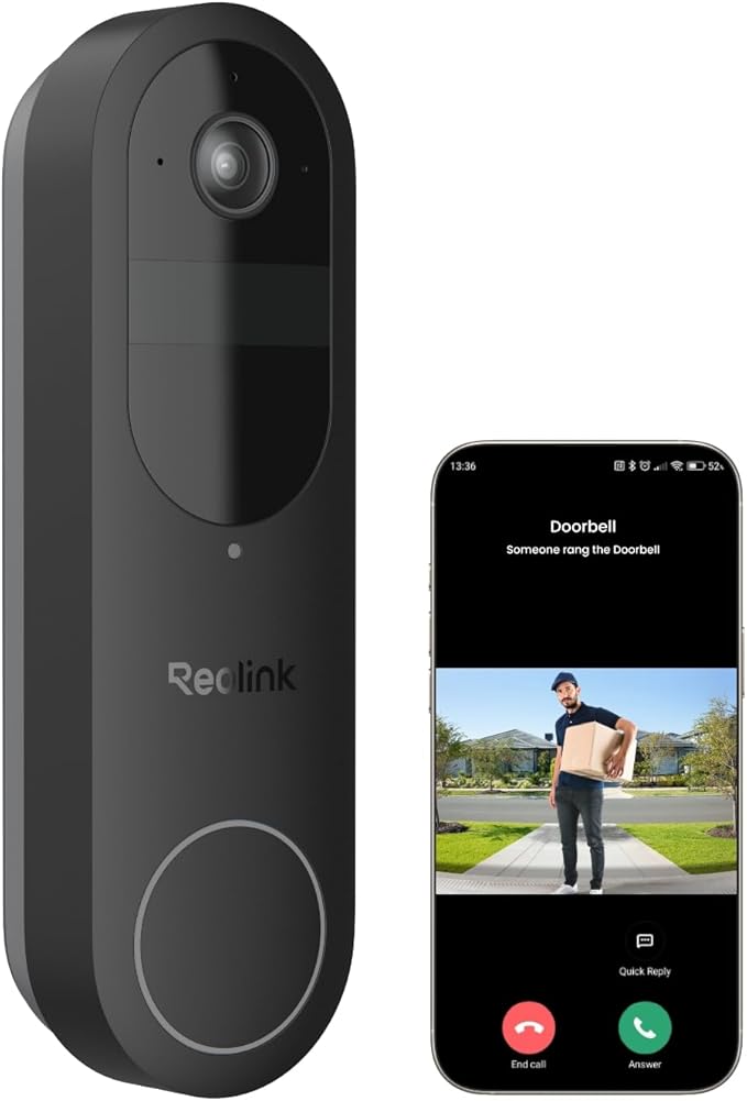 Reolink Video Doorbell PoE installed at a front door in Australia