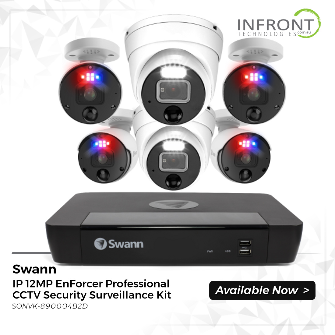 Swann 12MP HD IP Enforcer CCTV Kit