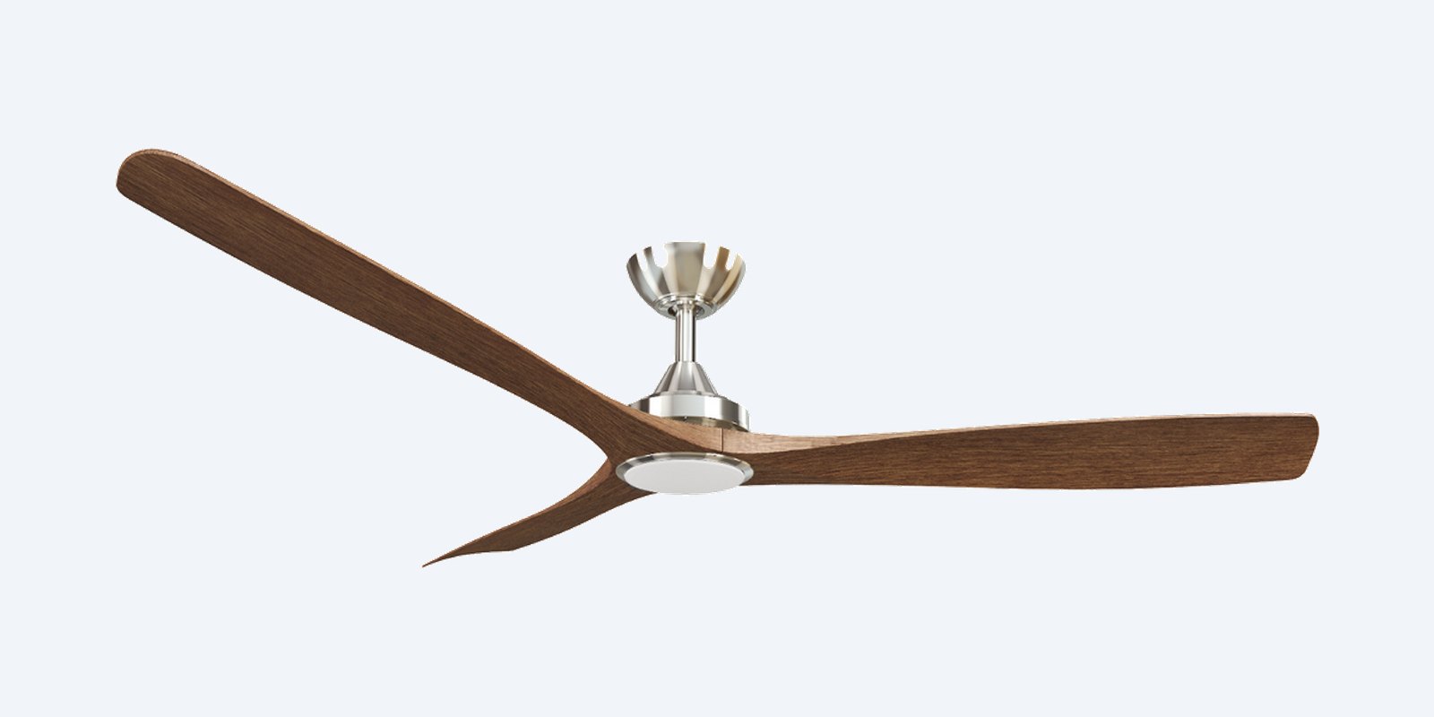 ThreeSixty Spitfire DC 60" with brushed nickel motor and Koa blades