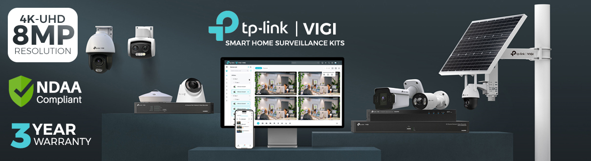 8MP TP-Link, Reliably Smart NVR Security Camera kits