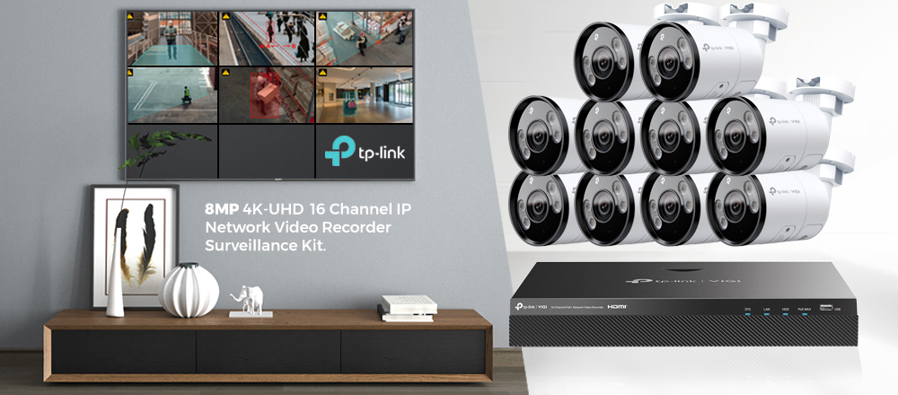 TP-Link VIGI 8MP 4K-UHD Camera Kit